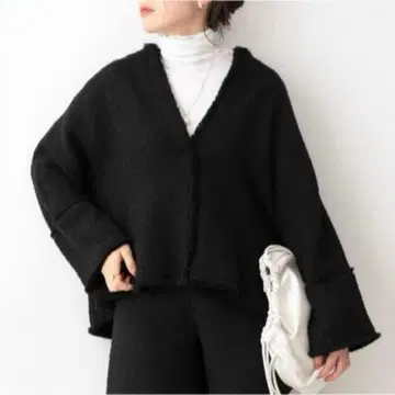 [IENA/이에나] 트위드 BOX 풀오버