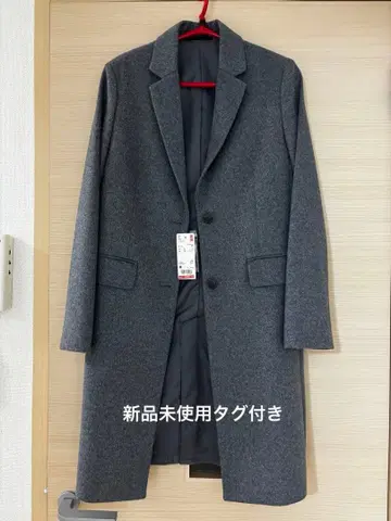 UNIQLO 그레이 체스터 코트 M 사이즈