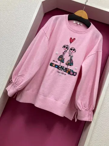 슈퍼 뷰티 소매가 봉긋한 여아 자수 따뜻한 스웨터