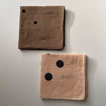마가렛호웰 린넨 손수건 2장 세트