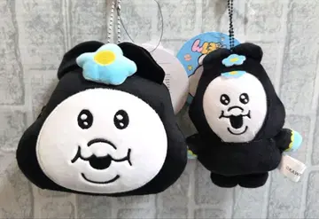 시마무라 마스코트 봉제 인형 파우치 포함 에코백