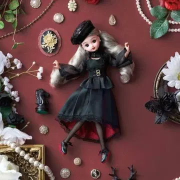 새상품 미개봉 리카 스타일리시 인형 고딕 느와르 타카라토미