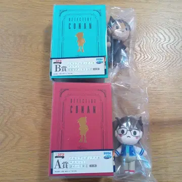 코난 세가 럭키 쿠지 A상 B상 메모리얼 박스 & 마스코트 세트