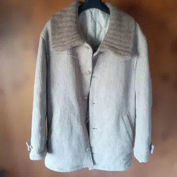 아바하우스 베이지 코듀로이 자켓