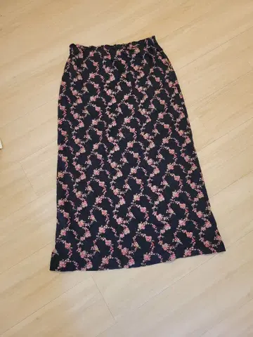 꽃무늬 롱 스커트