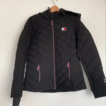 TOMMY HILFIGER 블랙 다운 자켓 M
