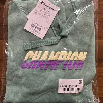 Champion 민트 그린 후드티