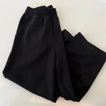 [ UNIQLO C ] 맨투맨 와이드 팬츠 / 표시 사이즈 M 블랙