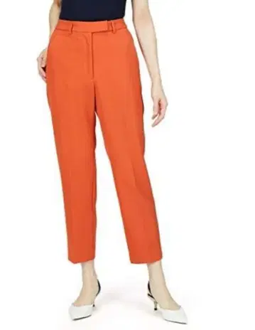 미라 오웬 mila owen 센터 프레스 테이퍼드 팬츠