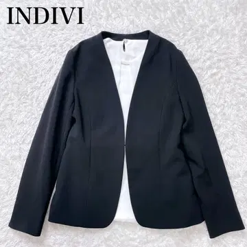 인디비 머신 워시 하이 스트레치 노카라 자켓 최근 모델