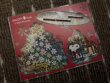 스누피 크리스마스 아크릴 스탠드 유라쿠초