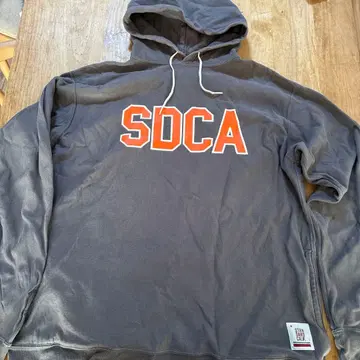 STANDARD CALIF. SDCA 로고 후드티 그레이