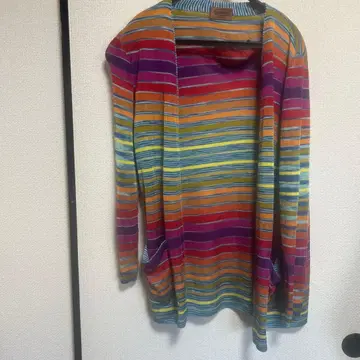MISSONI 멀티 컬러 스트라이프 가디건