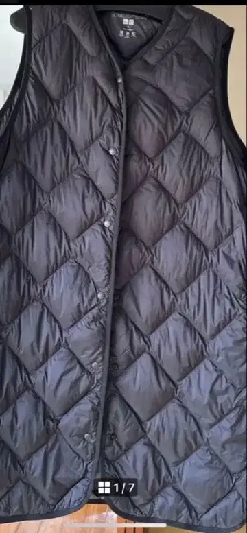 UNIQLO 울트라 라이트 다운 다운 베스트 M 블랙 used