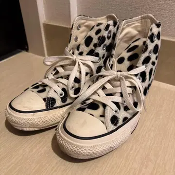 달마시안 패턴 컨버스 하이컷 24.5cm