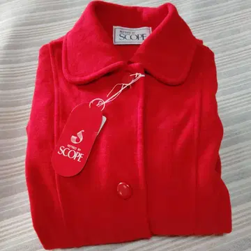 SCOPE 빨간색 테일러드 자켓 롱 기장 (일본제)