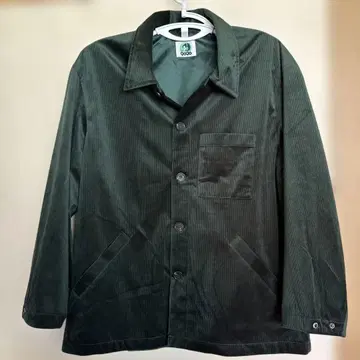 다크 그린 코듀로이 커버올