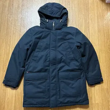 새상품 TOMMY HILFIGER 네이비 충전솜 다운풍 자켓 타미힐피거