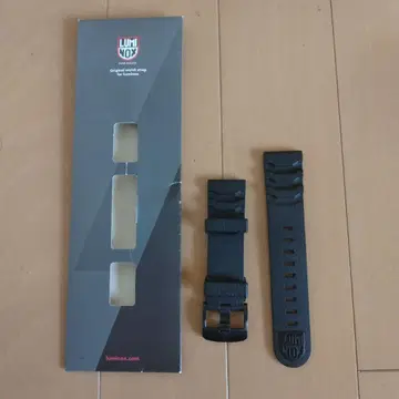 루미녹스 블랙 러버 스트랩 24mm