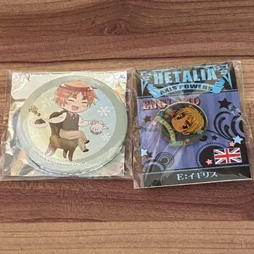 헤타리아 영국 니코카페 캔뱃지, APH 핀즈