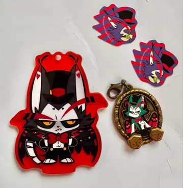 해즈빈 호텔 아크릴 스탠드에도 되는 아크릴 키링 메탈 참