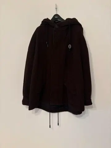 THE RERACS 다크 브라운 오버 사이즈 코트