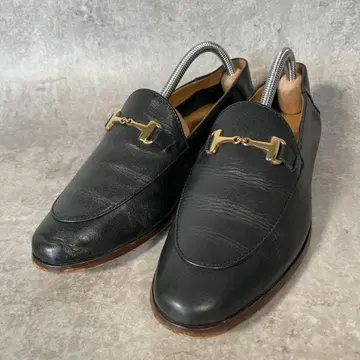 [ 새상품급 ] CAMINANDO 가죽 비트 로퍼 블랙 8 천연 가죽