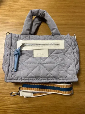 BAYFLOW 퀼팅 숄더백 토트백 2way 그레이