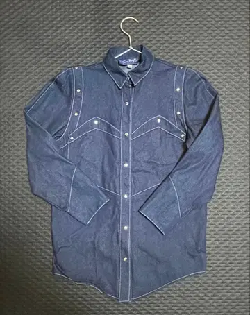 티에리 뮈글러 데님 셔츠 사이즈 7 새상품급