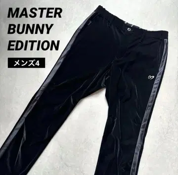 [새상품급] MASTER BUNNY EDITION 사이드 라인 벨벳 팬츠