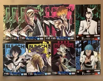 제일복권 BLEACH 클리어 포스터 10장 묶음 판매 7종