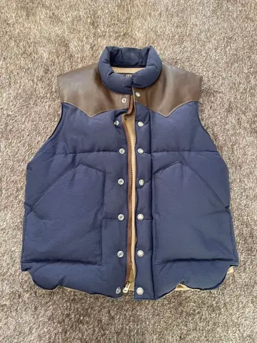 Sugar Cane 다운 베스트 M 네이비 슈가케인