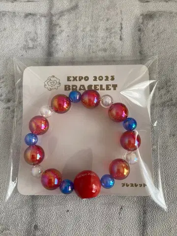 [ 새상품 ] 미야쿠미야쿠 오사카 만박 EXPO 2025 비즈 팔찌