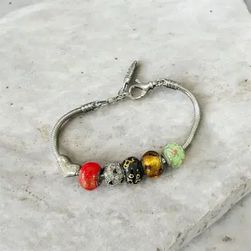 BACIO 비즈 팔찌 925 실버