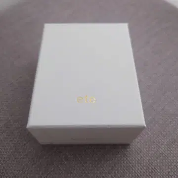 ete 골드 체인 귀찌 블랙스톤