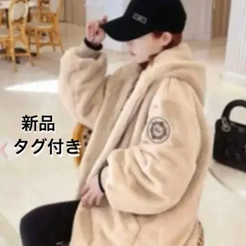 [ Rady ] 새상품 아우터 퍼 블루종 코트 M 베이지