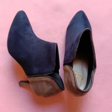 바이컬러 부티 네이비 x 브라운: 24~24.5cm