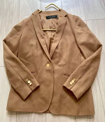 [ 유나이티드 애로우즈 ] 테일러드 자켓 카멜 울