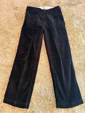 Schott 코듀로이 팬츠 30 블랙