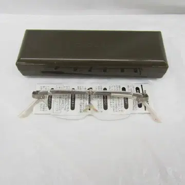 [ 양품 ] 하즈키 루페 클리어 렌즈 1.6배 티타늄 프레임 케이스 포함