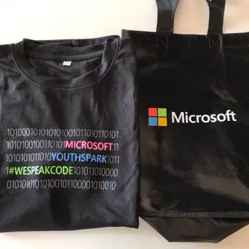 마이크로소프트 티셔츠 백