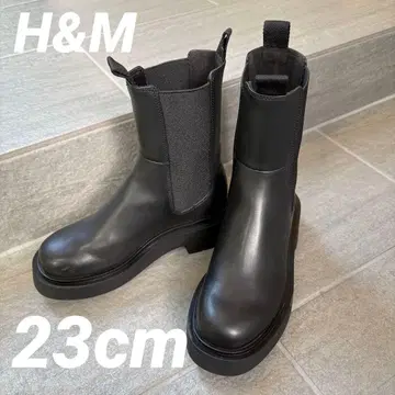 H&M 사이드 고어 부츠 블랙 새상품급 22.5~23cm