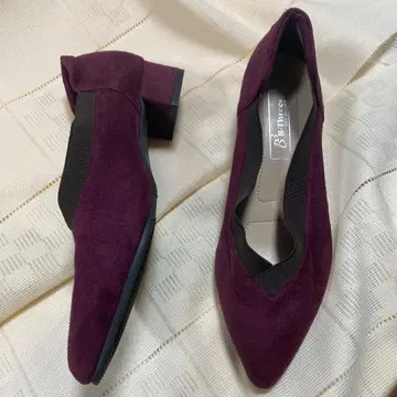 거의 미사용 B-THREE 비쓰리 B3 펌프스 로우힐 22.5