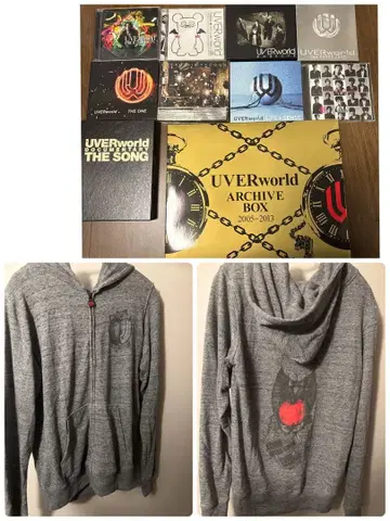 UVERworld 묶음 판매 인기 후드티 포함
