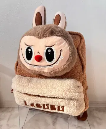 Labubu 라부부 페이스 봉제 인형 포함 보아 백팩