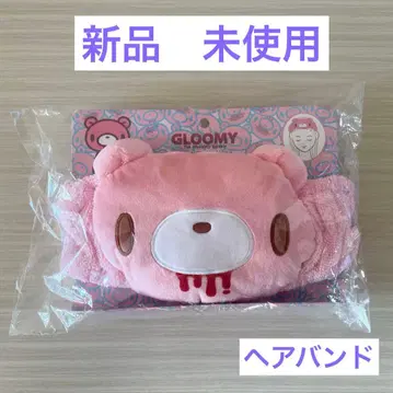 GLOOMY 그루미 헤어밴드 봉제 인형 핑크 모리척