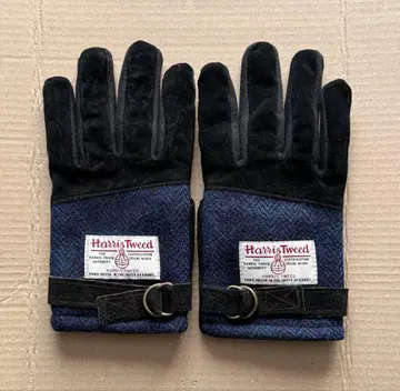 해리스 트위드 Harris Tweed 체크 무늬 장갑