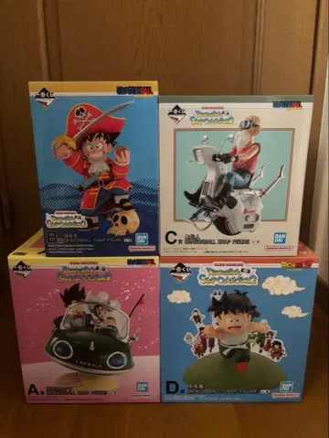 (하자품) 제일복권 드래곤볼 스냅 컬렉션 2 A상, B상, C상, D상