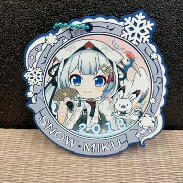 SNOW MIKU 키링 2018년 러버 스트랩 컬렉션