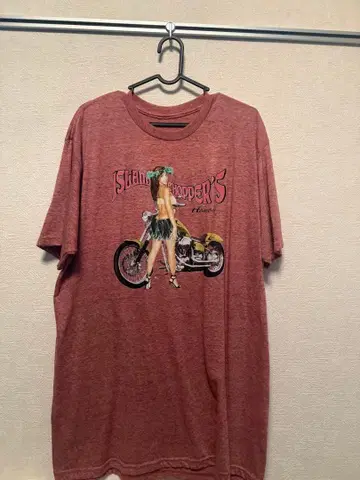 Island Chopper's 티셔츠 빨간색 하와이 알로하